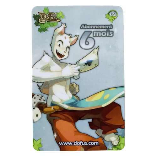 Carte n°65 : Abonnement 6 mois