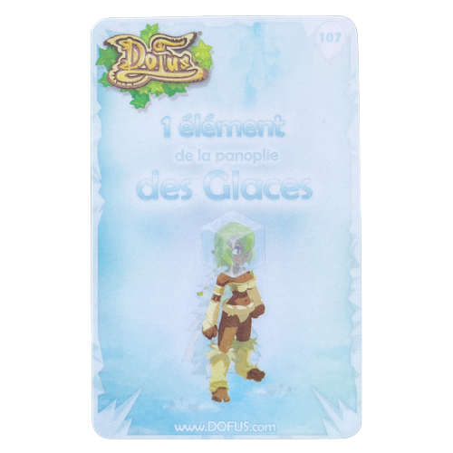 Carte n°107 : 1 élément de la Panoplie des Glaces