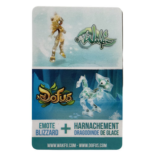 Harnachement Dragodinde de Glace (Dofus) / Emote "Blizzard" (Wakfu)