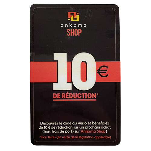 10€ de réduction sur le shop