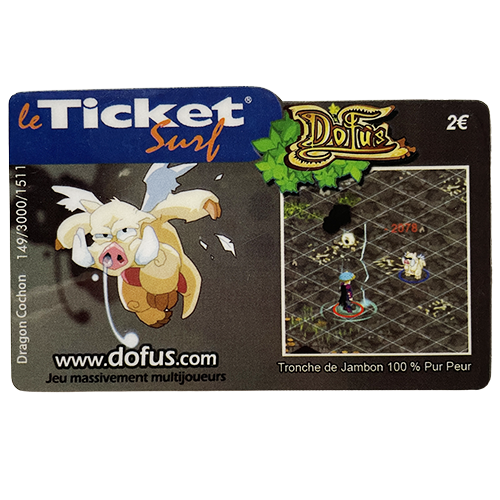 Ticket Surf Dragon Cochon